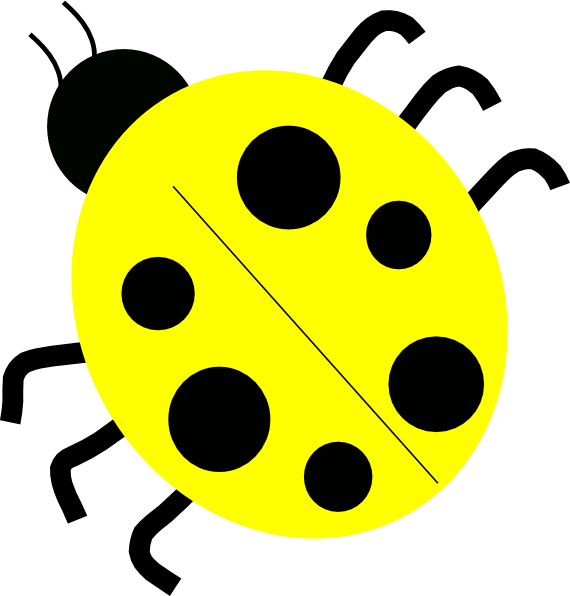 Clip Art At Clker Com Vector Online - Ladybug Clip Art (570x596), Png Download