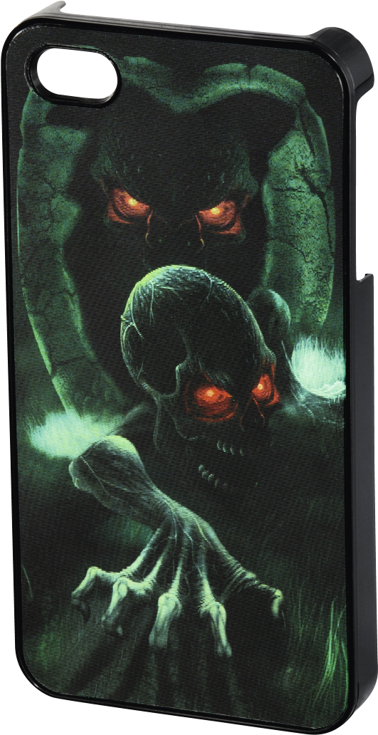 "dark Skull" 3d Mobile Phone Cover For Apple Iphone (1100x1100), Png Download