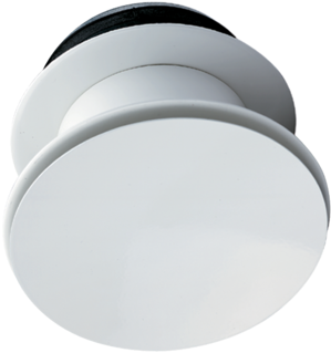 Png Supply Air Blower Nozzle, White Powder-coated Steel - Maico Wd 10 D Weitwurfdüse Für Zuluft, Stahlblech Weiß (600x412), Png Download