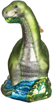 Brontosaurus Ornament - 12471 Brontosaurus Old World Christmas Ornament (387x387), Png Download