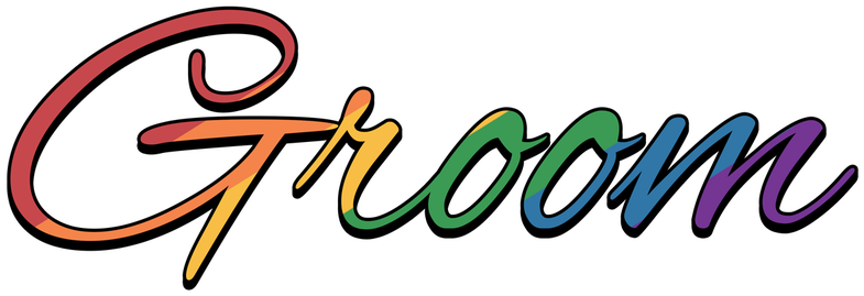 The Word Groom Filled With, Gay Pride, Rainbow Flag - Gay Pride Rainbow Groom Beach Towel (800x800), Png Download
