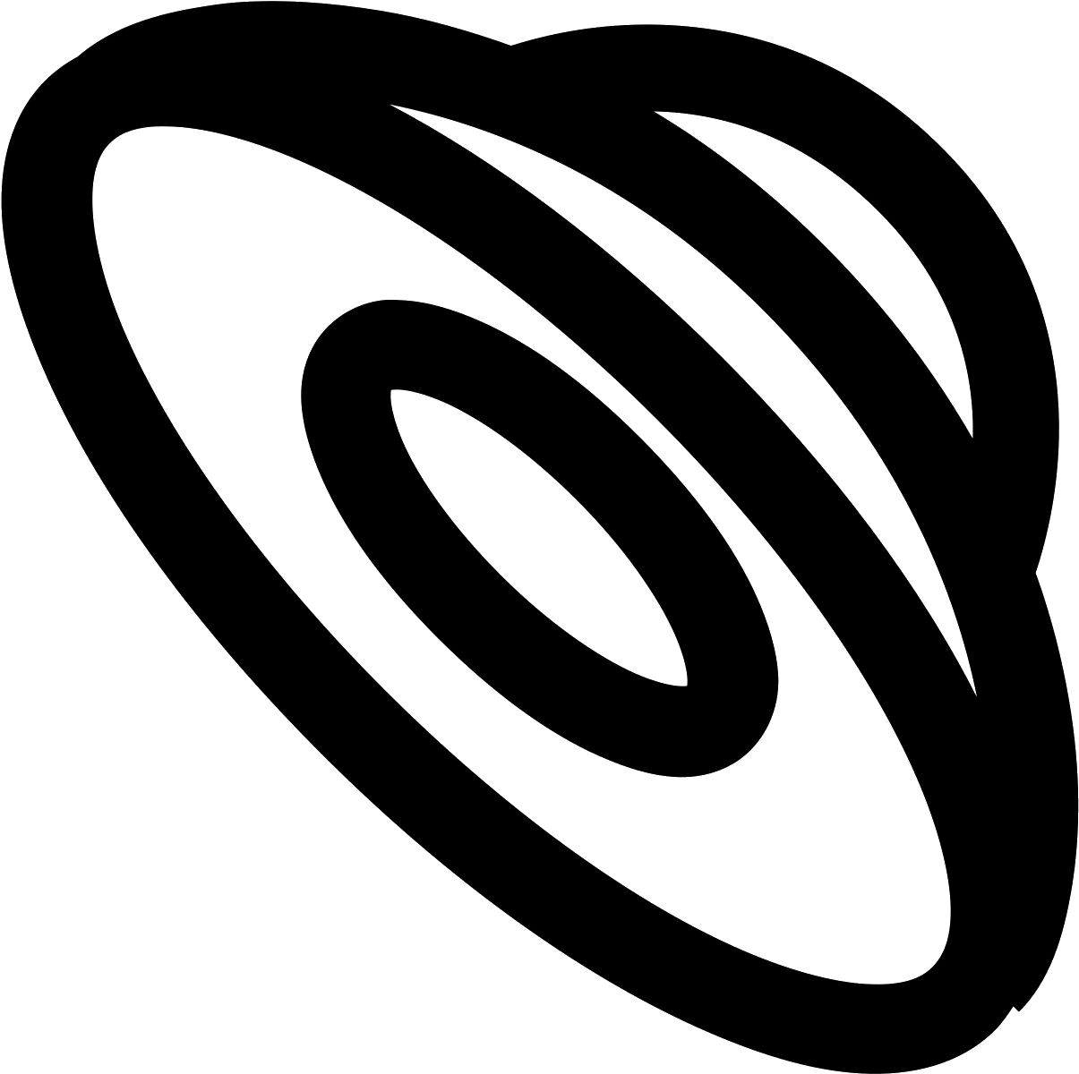 It Is A Ufo, It Is Tilted On Its Side - Icon (1600x1600), Png Download