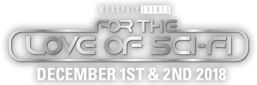 For The Love Of Sci-fi Logo - Monochrome (1180x298), Png Download