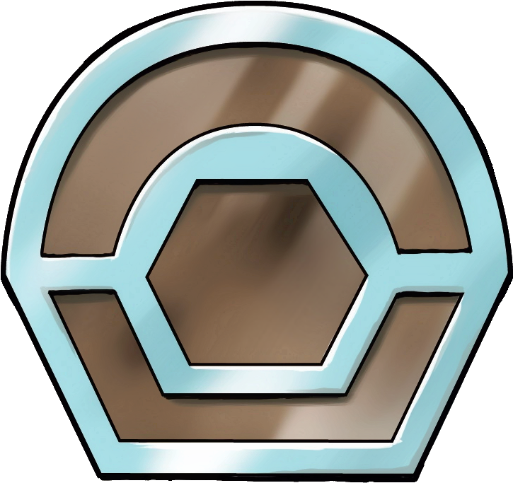 Go To Image - Pokemon Coal Badge (736x688), Png Download