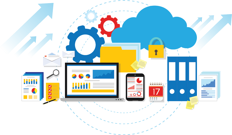Better Business Outcomes Due To Cloud Managed Services - Cloud Solution Png (800x465), Png Download