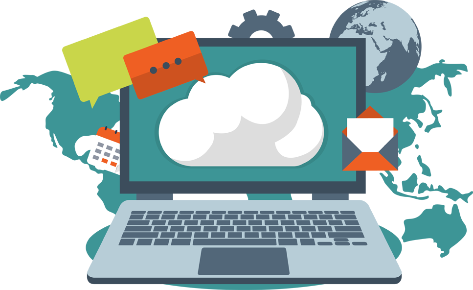Cloud Computing Services We Provide - Internet Y Almacenamiento De La Nube (967x592), Png Download
