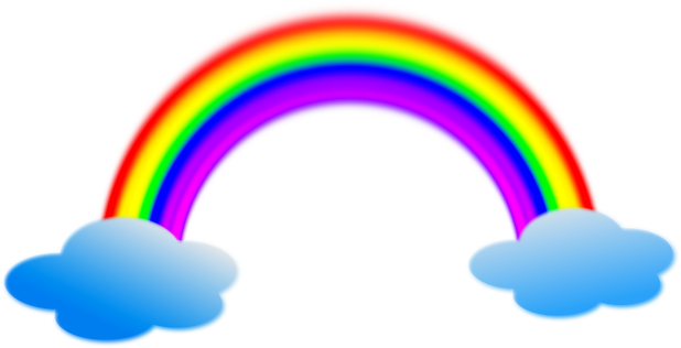 Arco Iris Em Png Queroimagem Ceiça Crispim - Png Arco Iris Gif (640x364), Png Download