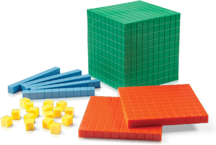 Base Ten Blocks (768x549), Png Download