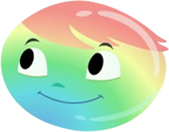 O Show Da Luna Júpiter Arco Iris - Smiley (600x470), Png Download