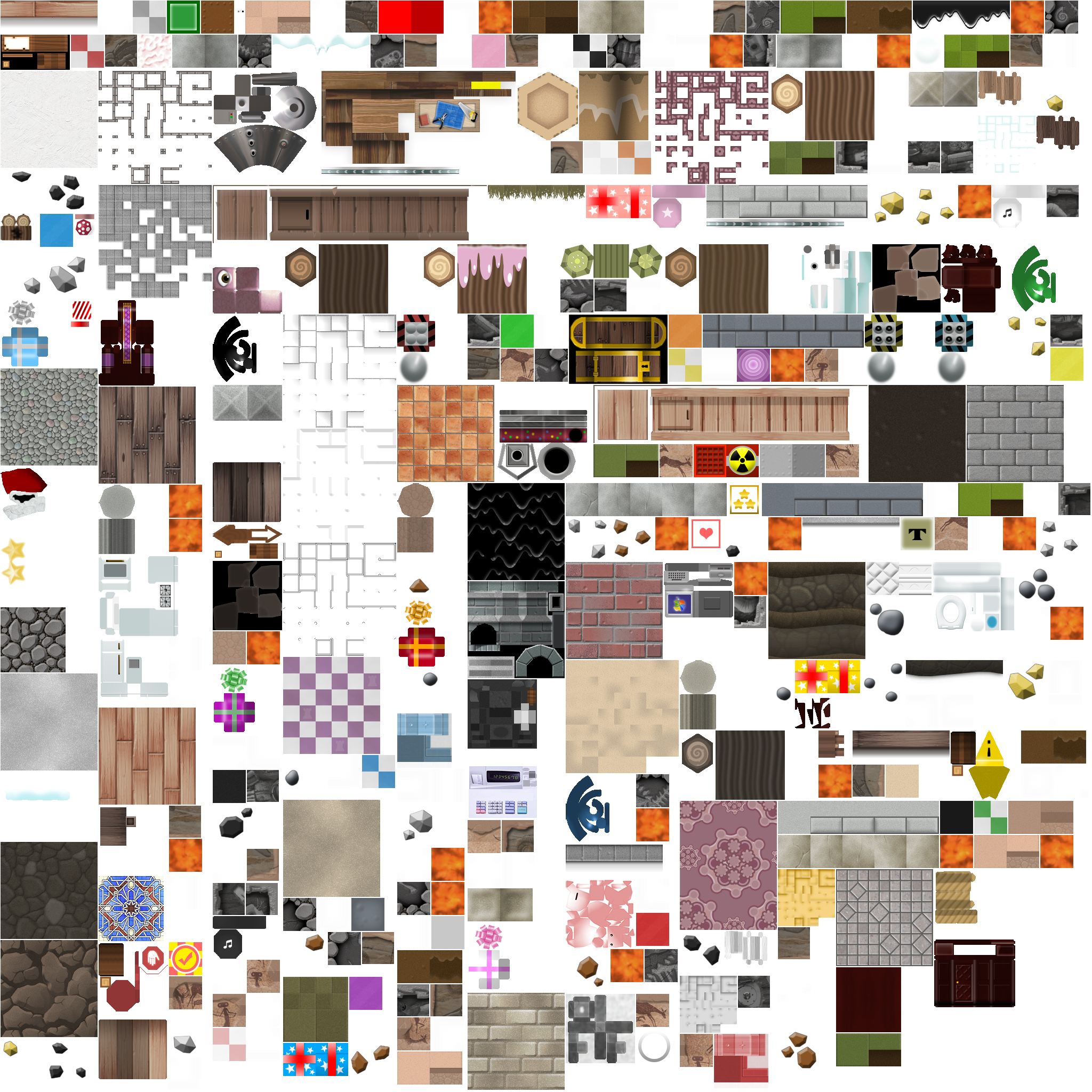 Blocks - Collage (2048x2048), Png Download