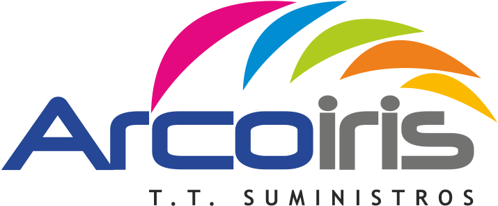 Arcoiris Tt Suministros-diseño, Fabricación Y Montaje - Logo Arco Iris Png (776x317), Png Download