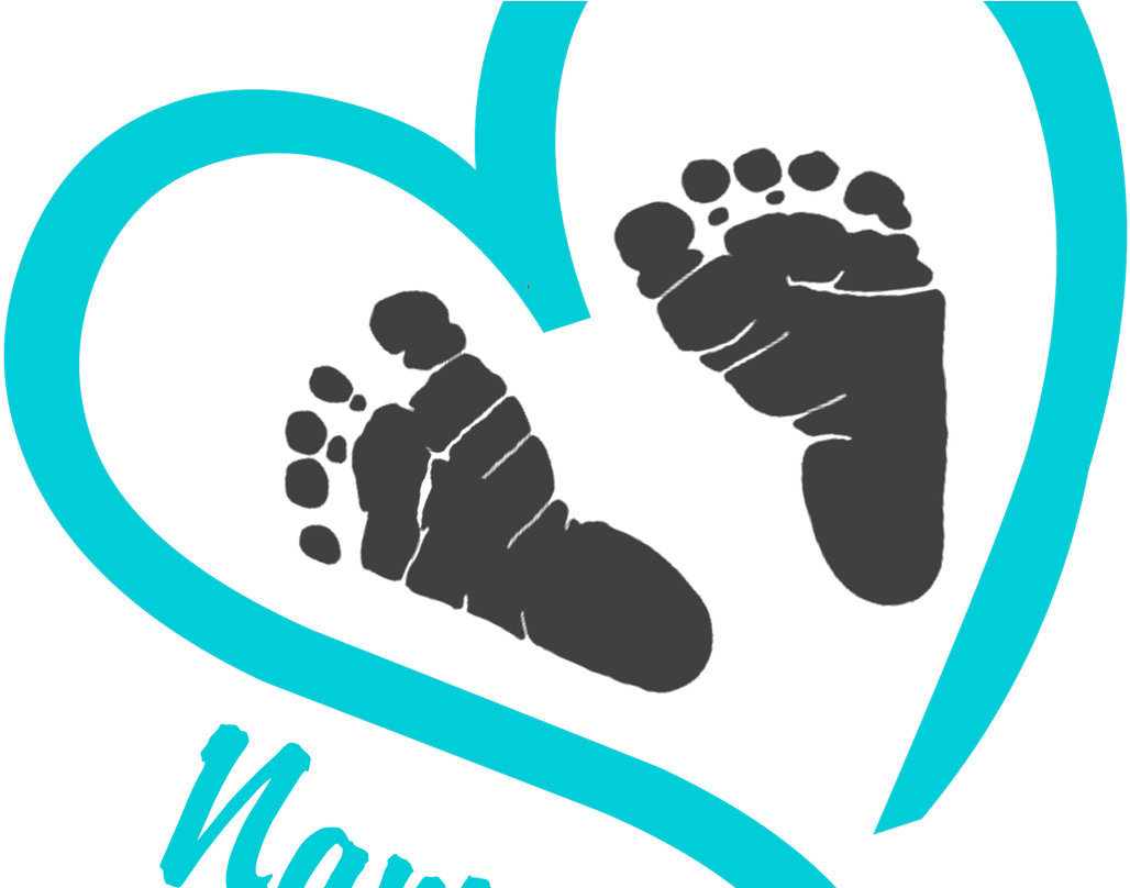 Free Baby Footprint Clipart - Svg Baby Foot Prints (1264x807), Png Download