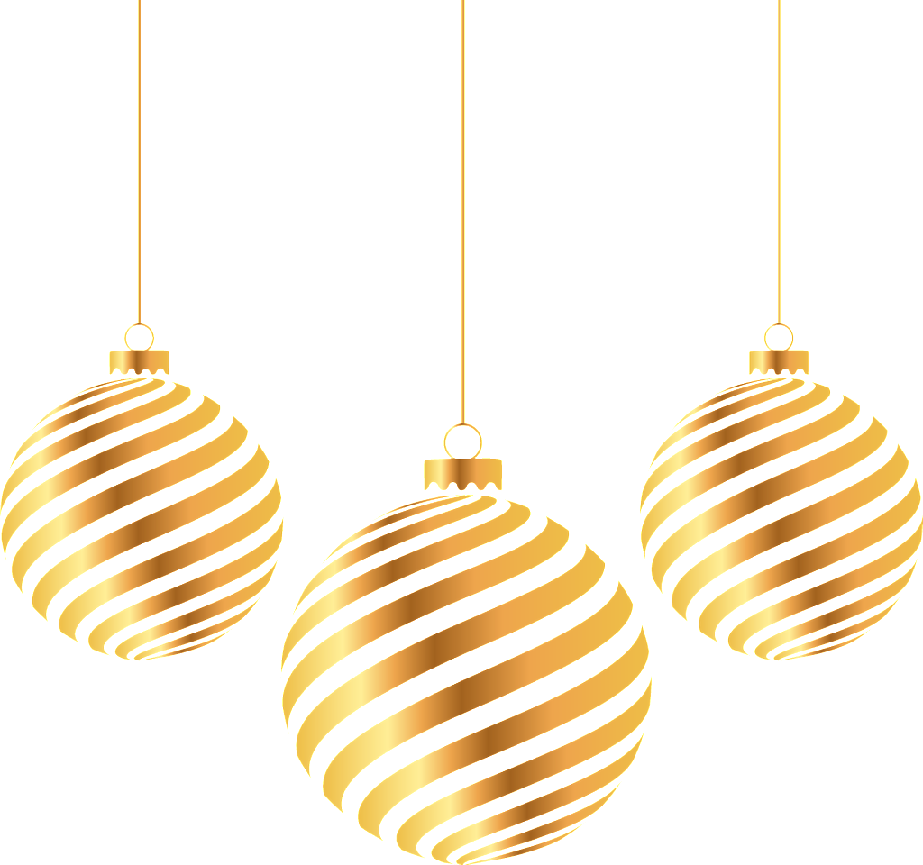 Golden Graffiti Light Bulb Transparent - Christmas Balls Vector Png (1024x960), Png Download