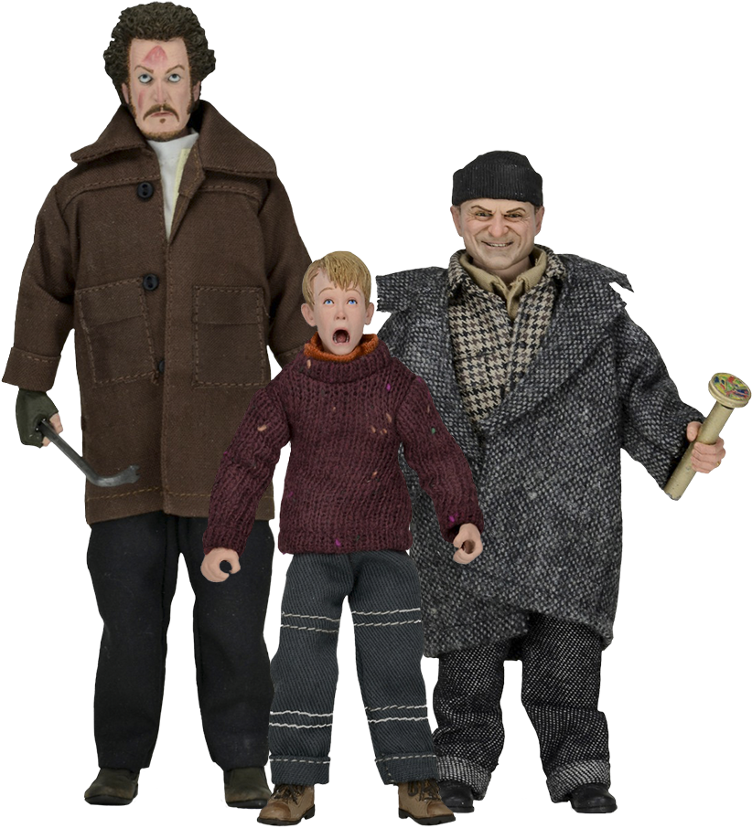 Neca Has Released A Set Of Three Brand New Action Figures - Funko Pop Home Alone (842x914), Png Download