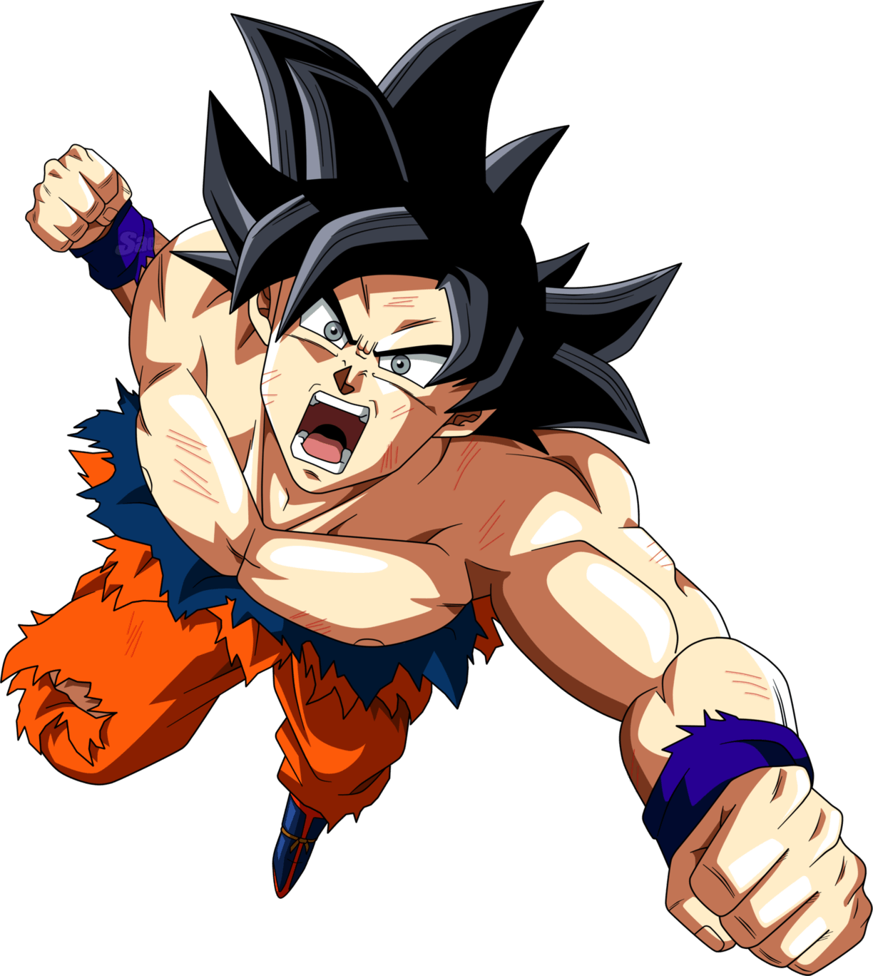 Gokui Form Is The Best Transformation To Happen Since - Goku Migatte No Gokui Png (1224x1368), Png Download
