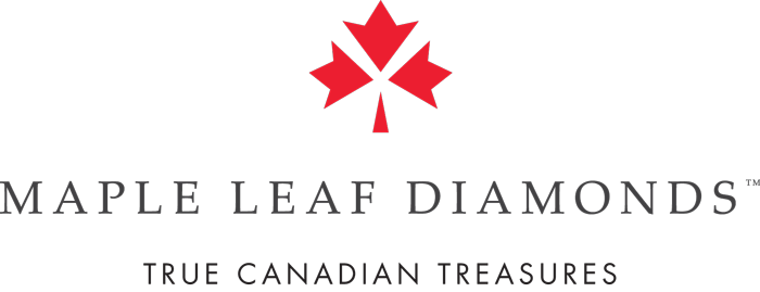 Maple Leaf Diamonds Logo (700x269), Png Download