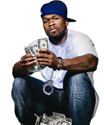 50 Cent Transparent Png (333x400), Png Download