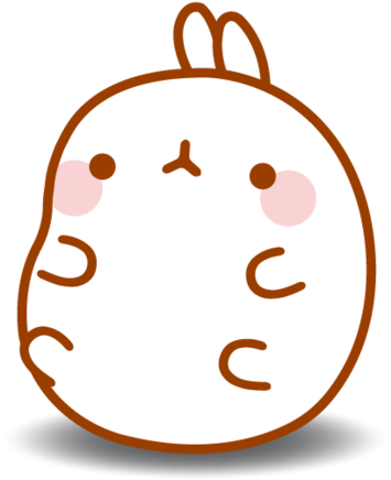 By Ak Manga On Vector Library Library - Molang Transparent (500x500), Png Download