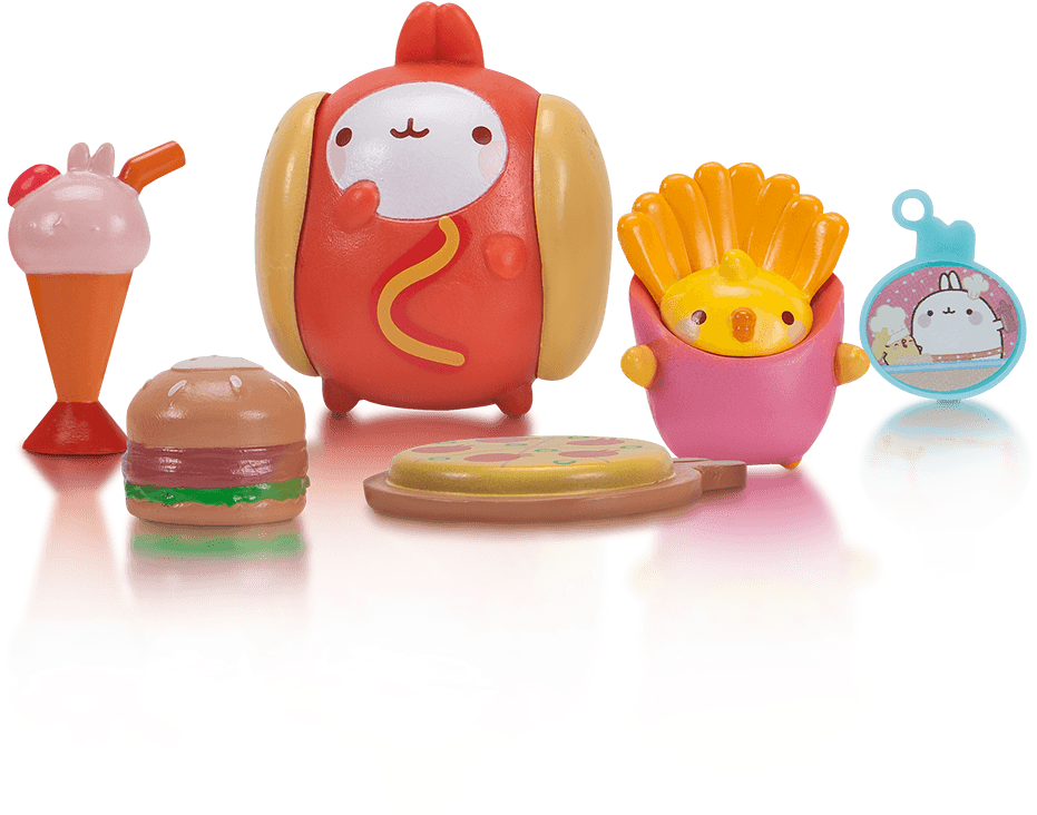 Fast Food Molang Theme Pack - Molang Fast Food (1200x800), Png Download