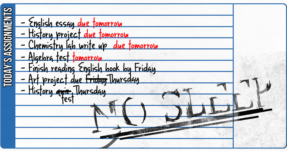 Close - Too Much Homework (1000x520), Png Download