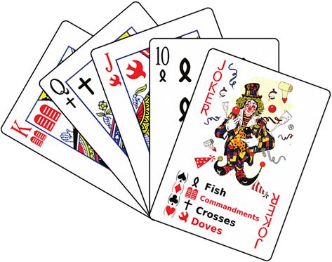 12 Decks Poker Size Standard Index Playing Cards By (473x373), Png Download