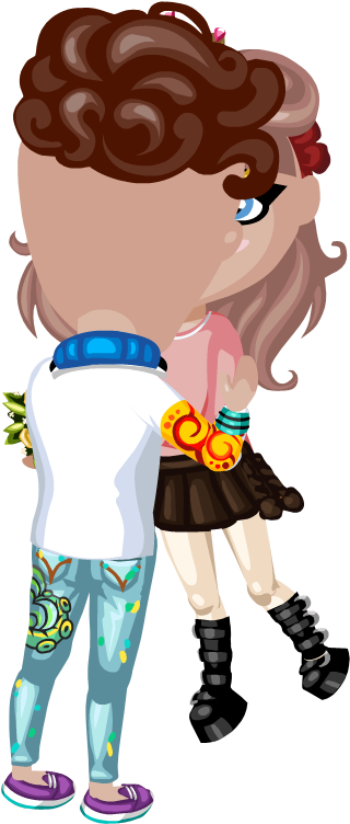 Парень И Девушка Аватария Пнг (617x797), Png Download