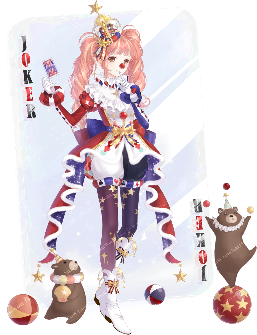 Joker And Magic Card - Love Nikki Joker And Magic Card (1032x1329), Png Download