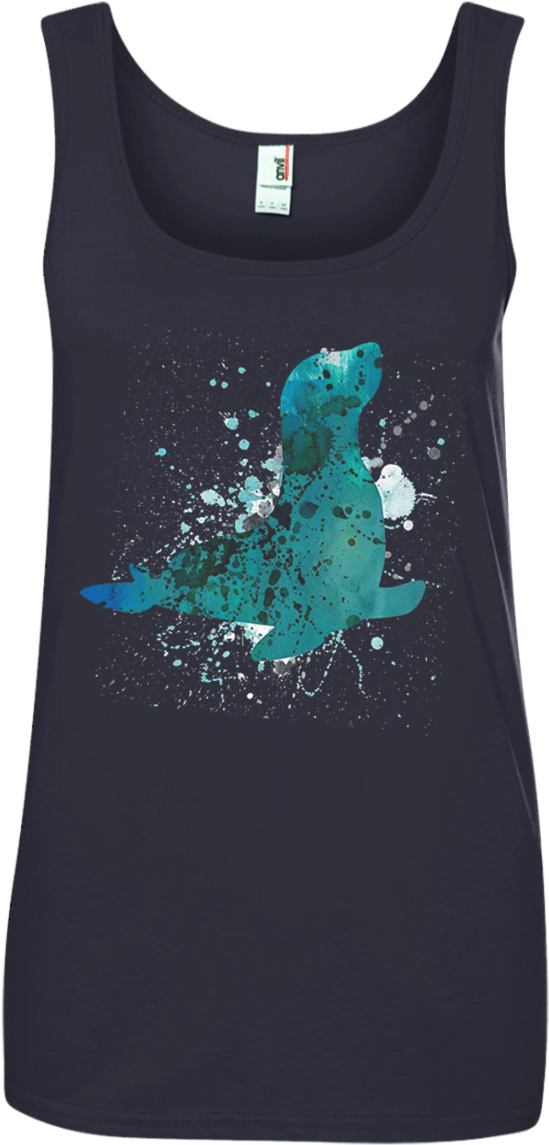 Sea Lion Watercolor T Shirt Hoodie Sweater - Snoopy And Charlie Brown - South Carolina - Path ' (1155x1155), Png Download