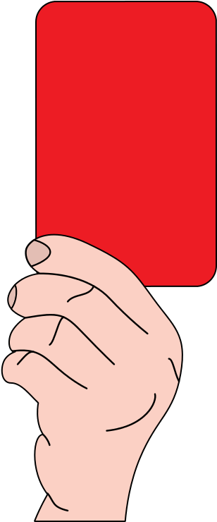 Ref - Referee Red Card Png (800x800), Png Download