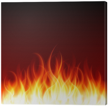 Burn Flame Fire Vector Background Canvas Print • Pixers® - Fire Vector (400x400), Png Download
