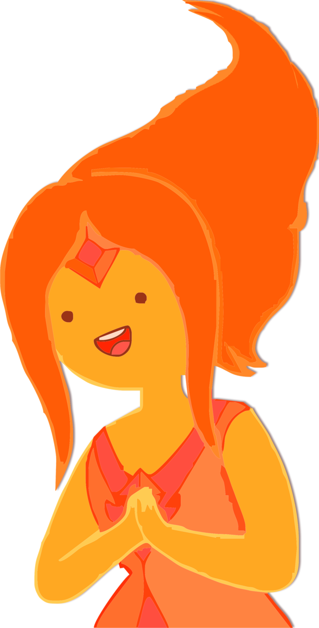 Flame Princess By Ossaer-d5mul2y - Flame Princess Png (637x1253), Png Download
