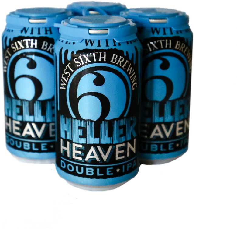 Hellerheaven Fourpack Cutout 1 - West Sixth Brewing (934x933), Png Download