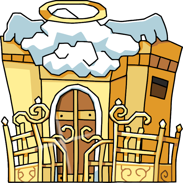 Heaven Clipart Promised Land - Scribblenauts Place (692x693), Png Download