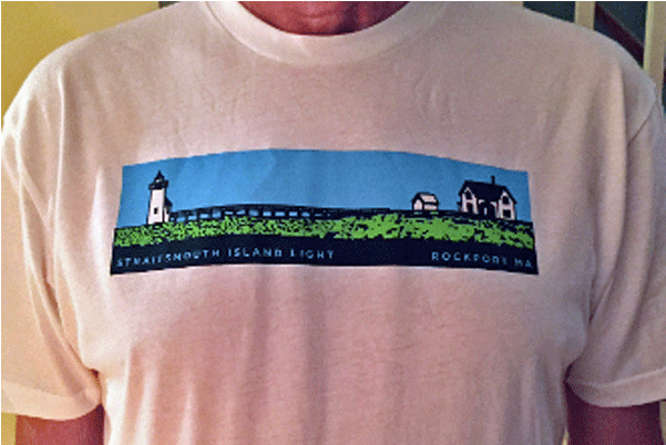 Straitsmouth Panorama T-shirt - Thacher Island Association (600x600), Png Download