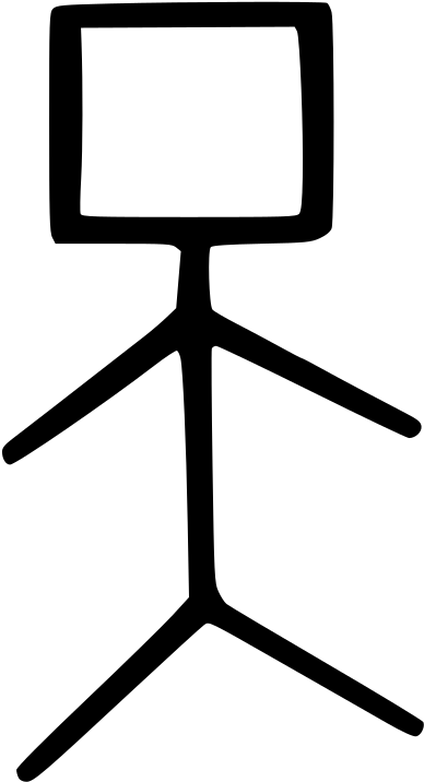 Zhou Grapheme For Tiān 天 , Version - Grapheme (768x768), Png Download