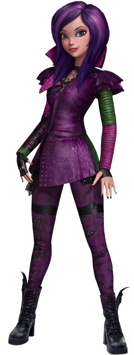 Mal Descendientes Im - Descendants Clipart (432x1180), Png Download