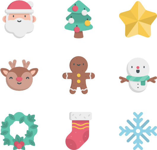 Christmas 50 Icons View 22 Packs - Icon (600x564), Png Download