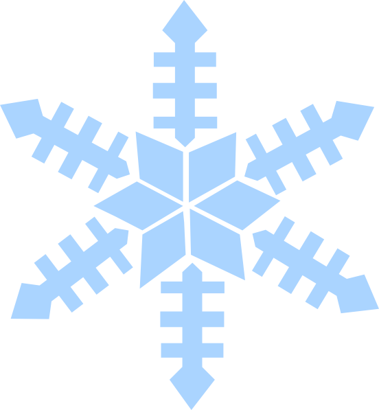 Blue Snowflake Clip Art At Clker Com Vector Clip Art - Winter Friends Quotes (552x597), Png Download