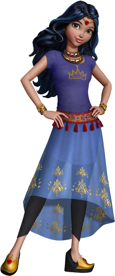 Evie Descendientes I - Evie Wicked World (432x980), Png Download