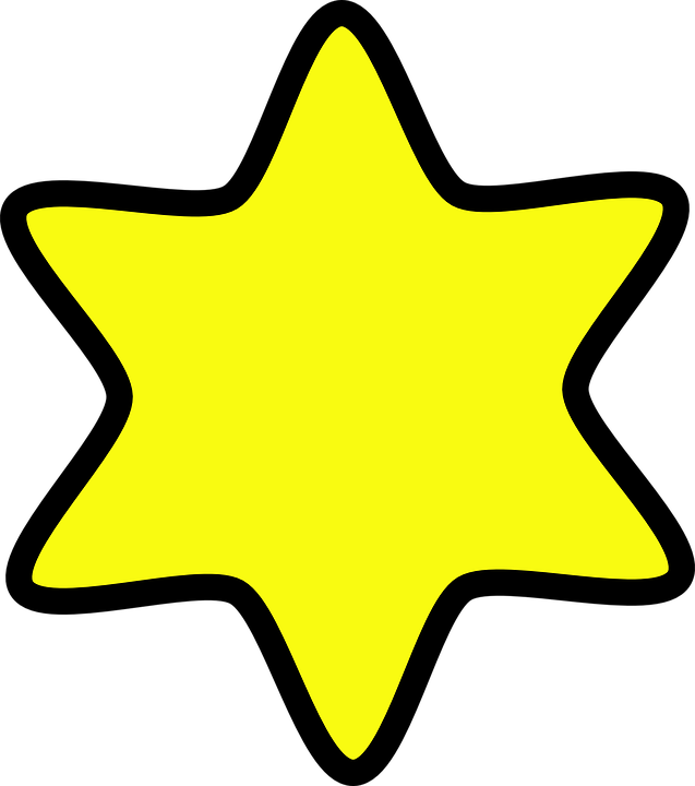 Sign, Symbol, Star, Yellow - ดาว เหลือง Png (566x640), Png Download