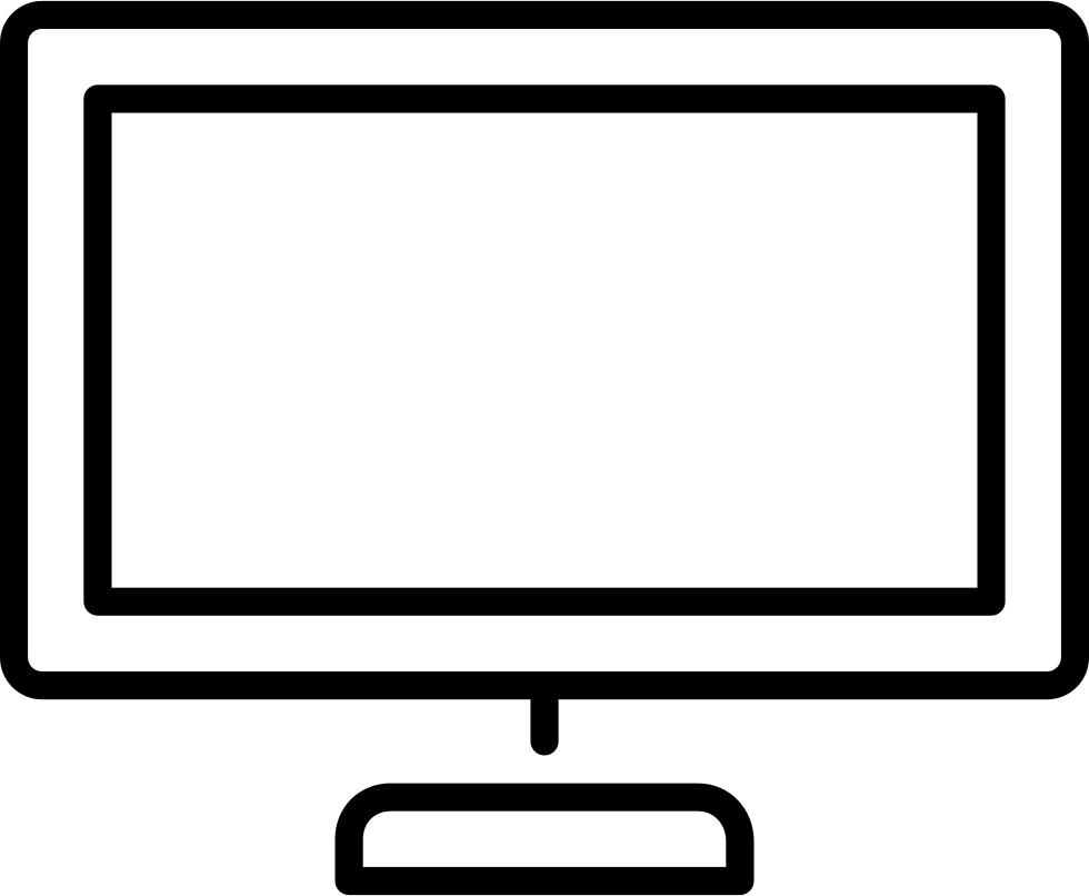 Image Library Stock Desktop Vector Svg - Desktop Icon Vector Png (980x806), Png Download