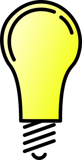 House, Symbol, Thinking, Cartoon, Lit, Light, Electric - Light Bulb Clip Art (330x640), Png Download