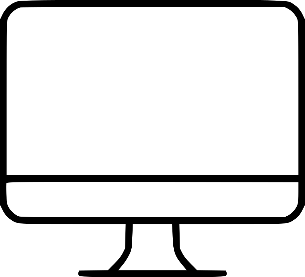 Computer Desktop Desktopcomputer Display Monitor Pc - Computer Monitor (980x890), Png Download
