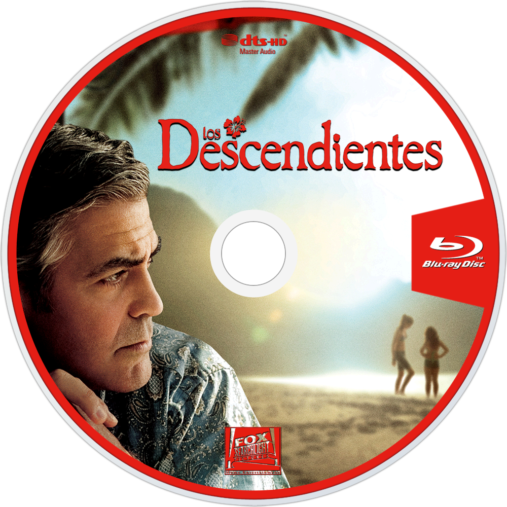 The Descendants Bluray Disc Image - Descendants (1000x1000), Png Download