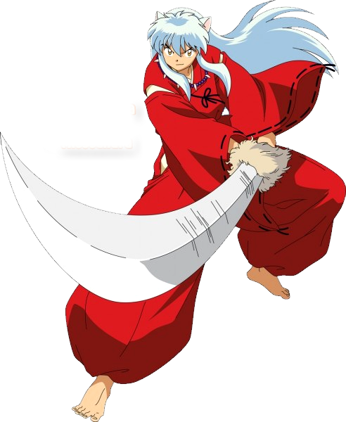 Inuyasha - Inuyasha Character Design (492x600), Png Download