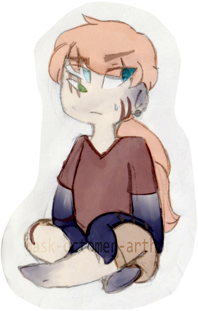 @ask Monster Hunter Oliver - Cartoon (436x663), Png Download