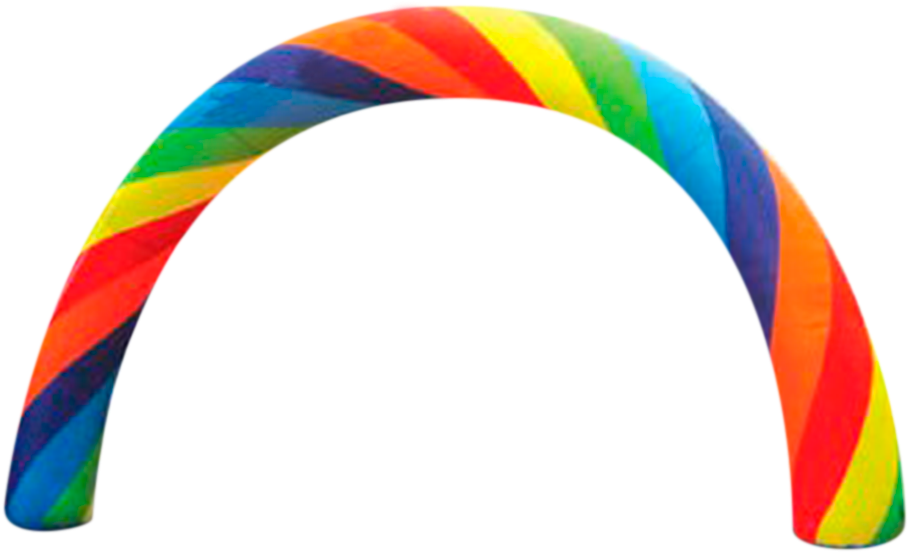 Arco De Meta Arcoiris - Rainbow (978x617), Png Download