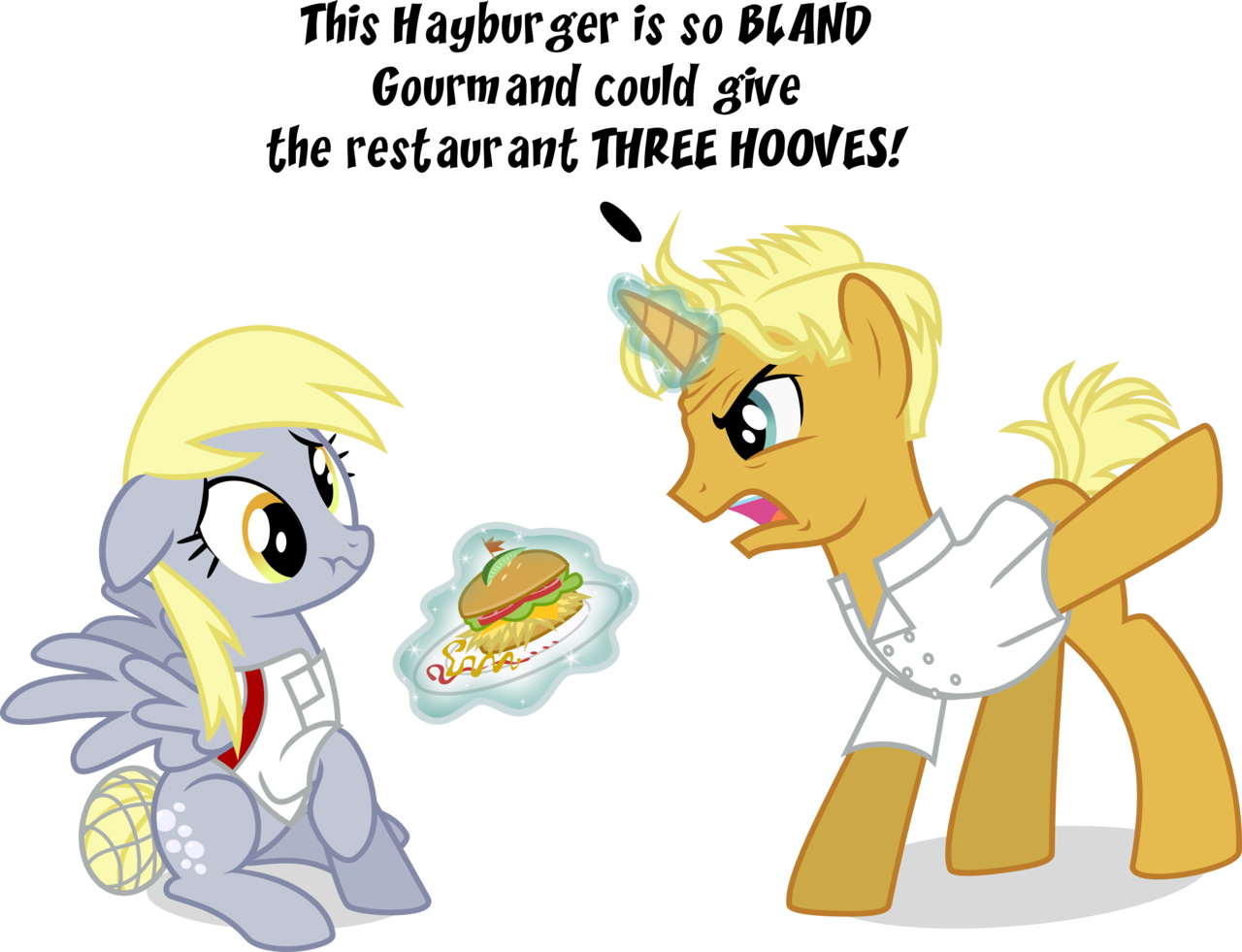 Nstone53, Burger, Derpy Hooves, Female, Floppy Ears, - My Little Pony Gordon Ramsay (1280x981), Png Download