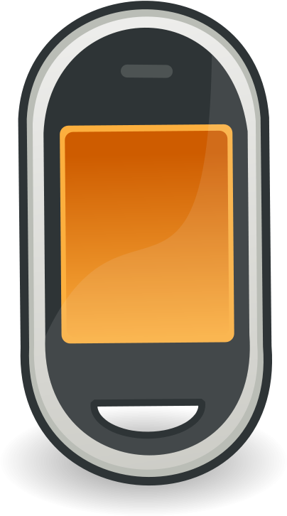 Free Vector Neo Tango Clip Art - Mobile Phone (336x596), Png Download