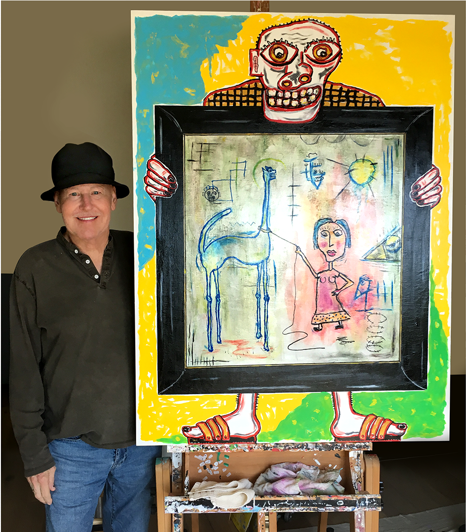 Fred Tieken “killer Bees At Mar A Lago” On View - Picture Frame (1920x1080), Png Download